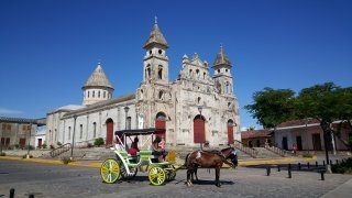 calèche visite de la vile - Nicaragua