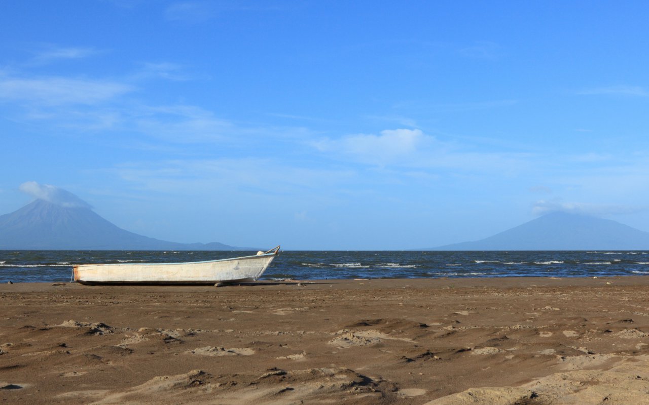 lac Nicaragua et volcans concepcion et maderas