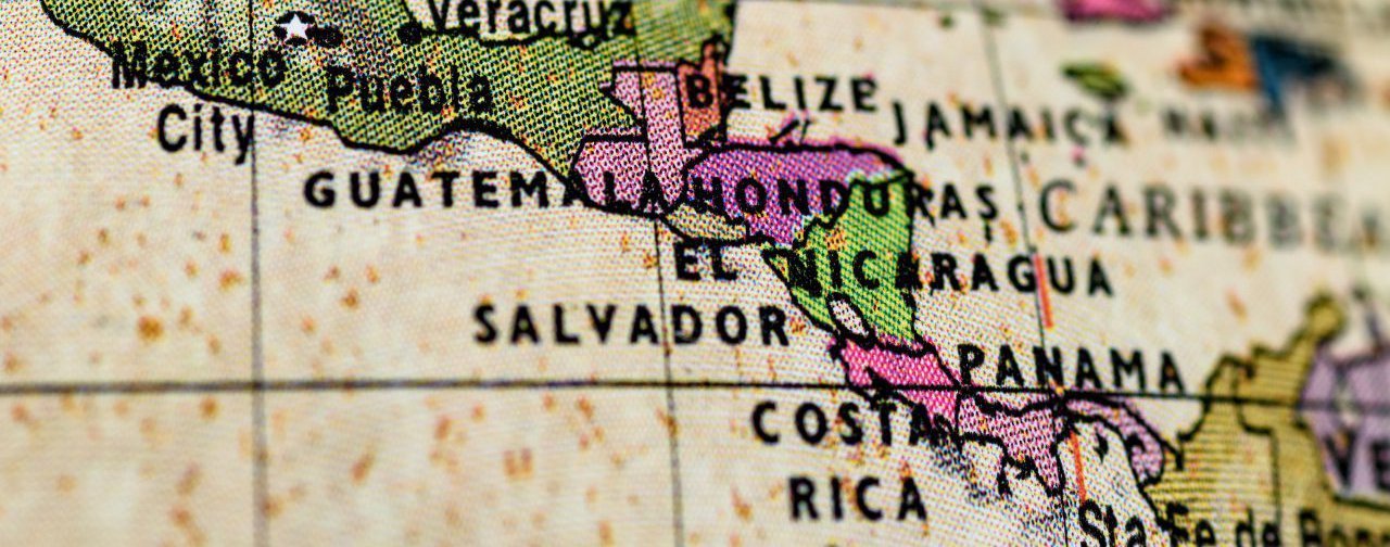 Drapeaux Panama Nicaragua