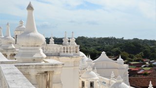 visite toit de la cathédrale de Leon, Nicaragua