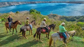 Laguna de Apoyo, Nicaragua, balade à cheval