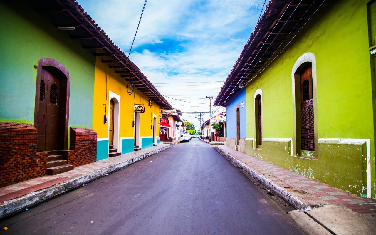 rues colorées de León, Nicaragua
