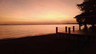 coucher de soleil à ometepe - vacances au nicaragua