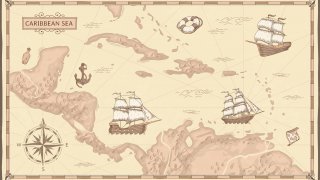 San Juan del Norte - carte mer Caraibes