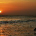 Meilleures photos du Nicaragua, surf au coucher de soleil