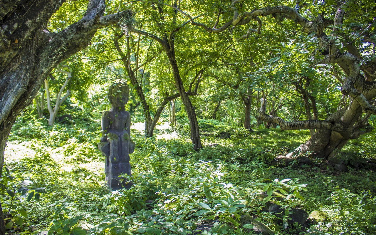 L'idole sculptée précolombienne connue localement sous le nom de 